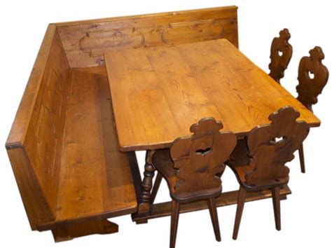 Vintage German Table, bench and 4 Bavarian Chairs | KITCHEN ACCESSORIES | Pinterest | Bench ...