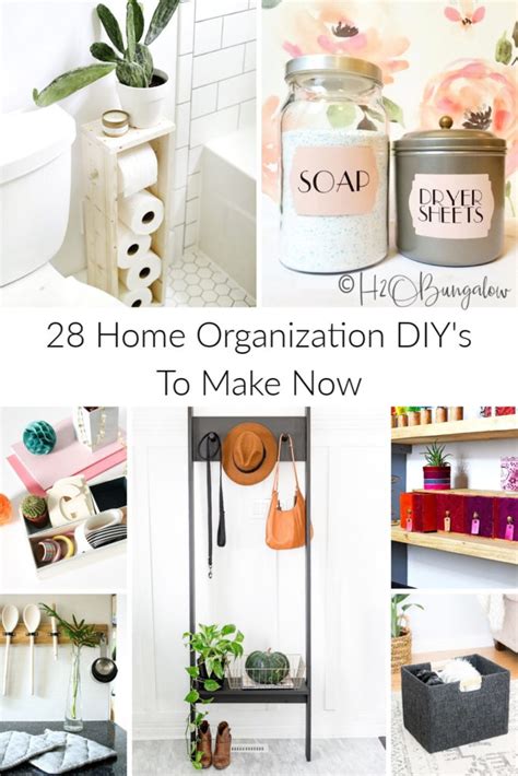 28 Super Creative DIY Home Organization Ideas - H2OBungalow