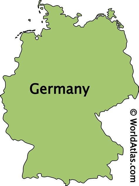 Germany Map Printable