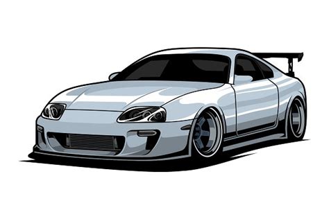 jdm car vector illustration | Pre-Designed Illustrator Graphics ...