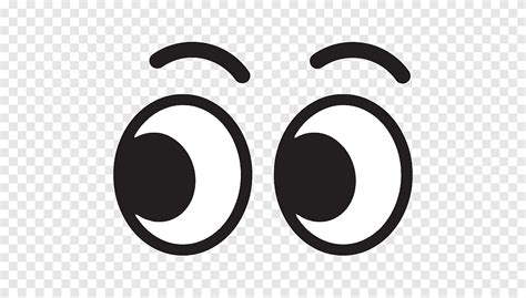 Ilustração de olhos preto e branco, Emoji Eye Emoticon Smiley Sticker, olhos, rosto, coração png ...