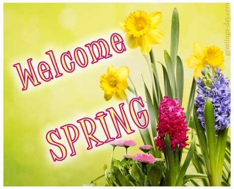 Welcome Spring - Online Cards, Animated Pics & Quotes.