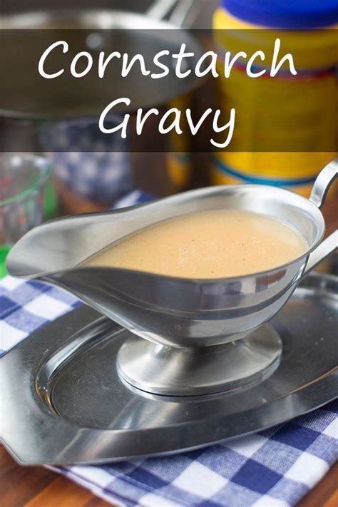 Cornstarch Gravy | Recipe | Cornstarch gravy, Homemade gravy recipe ...