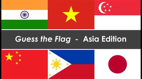 Guess The Flag #1 | Asia Edition | Party Quiz - YouTube