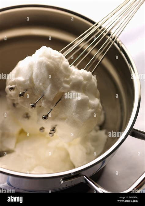 Beating egg whites Stock Photo - Alamy