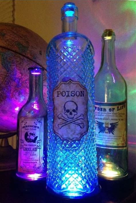 Halloween Party Tip: Light Up Bottles For Eerie Mood Lighting - FlashingBlinkyLights.com ...