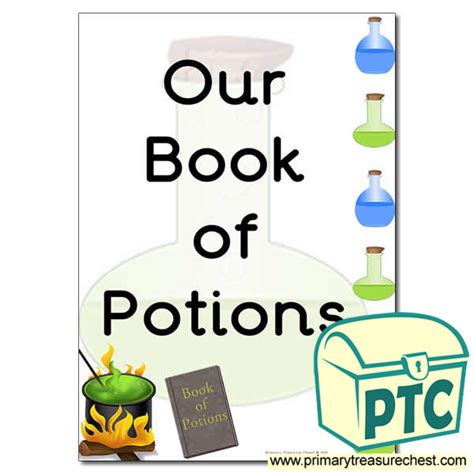 Potions Book Cover - Primary Treasure Chest