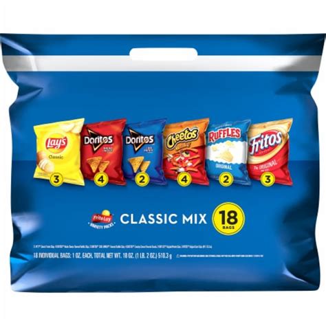 Frito-Lay® Classic Mix Snacks & Chips Variety Pack, 18 ct - Dillons ...