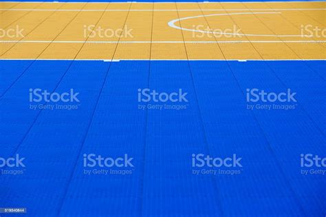 Colorful Basketball Court Stock Photo - Download Image Now - Basketball - Sport, Blue, Close-up ...