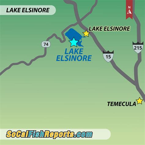 Lake Elsinore - Lake Elsinore, CA - Fish Reports & Map