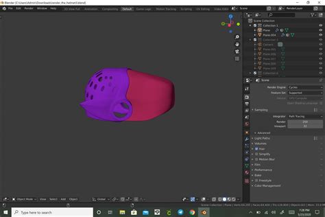 Protogen head base 3D model 3D printable | CGTrader