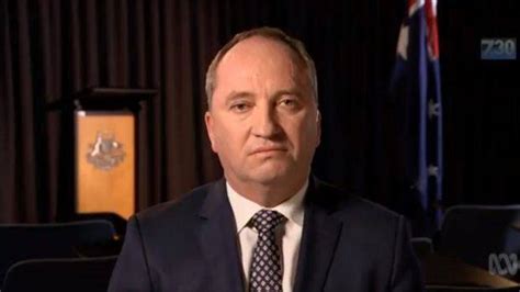 Barnaby Joyce tries not to discuss his affair in TV interview