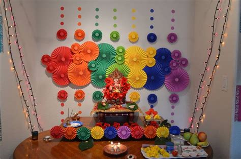 Best Ganpati Decoration Ideas for Small Home ecofriendly Ganpati Decoration Tips mandal | www ...
