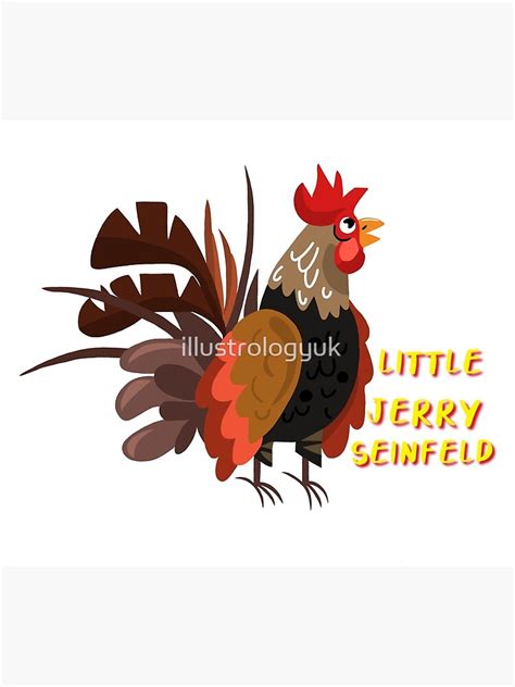 "Little Jerry Seinfeld" Poster by illustrologyuk | Redbubble