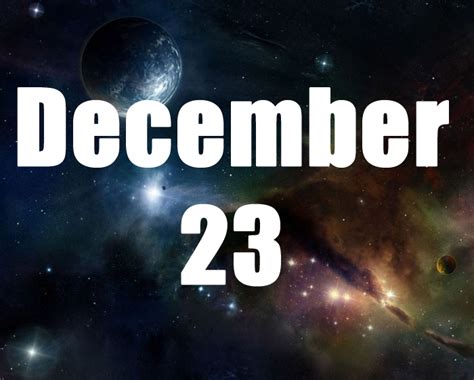 December 23 Birthday horoscope - zodiac sign for December 23th December 23