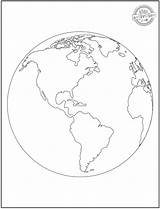 Globe Coloring Page Pages sketch template