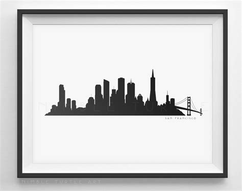 San Francisco Skyline Silhouette Png at GetDrawings | Free download