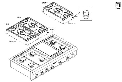 Thermador PCG486GD/03 Smooth Grill Plate - Genuine OEM