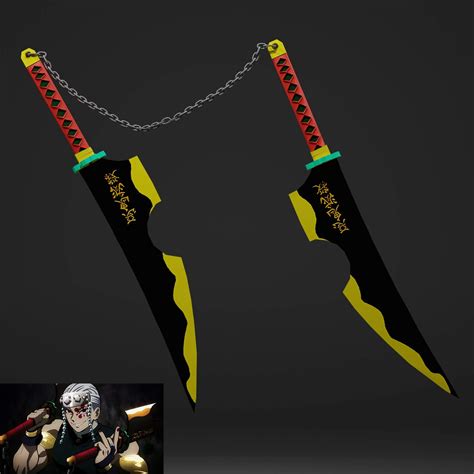 Tengen Uzui's Swords (Kimetsu No Yaiba) - 3D Model by Princy