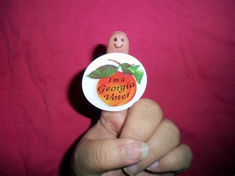 Peace, Love & Understanding: Georgia "I Voted" Stickers