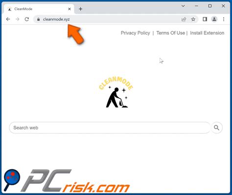 Cleanmode.xyz Redirect - Simple removal instructions, search engine fix