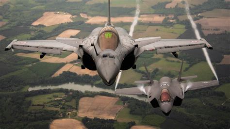 French Air Force Rafael and USAF F-35 : r/Military