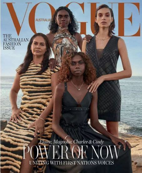 Elaine George, Charlee Fraser, Magnolia Maymuru, Vogue Magazine May ...