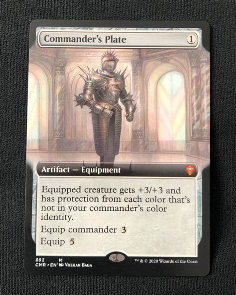 Commander's Plate (Showcase) - MTG Proxy Commander Legends - Proxy King