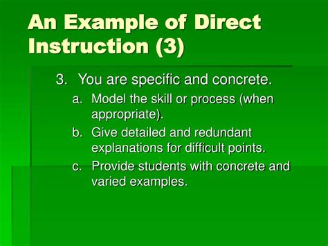 PPT - Direct Instruction PowerPoint Presentation - ID:258567