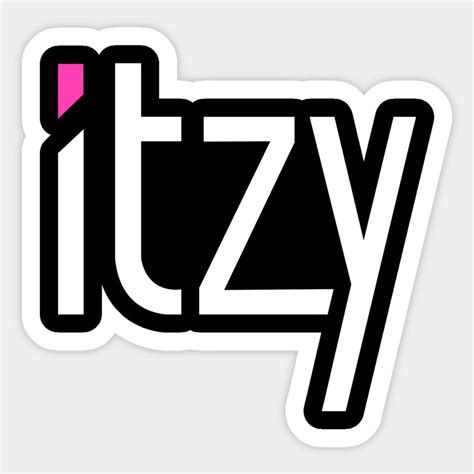 Kpop Itzy Logo Sticker | Itzy Merchandise Design