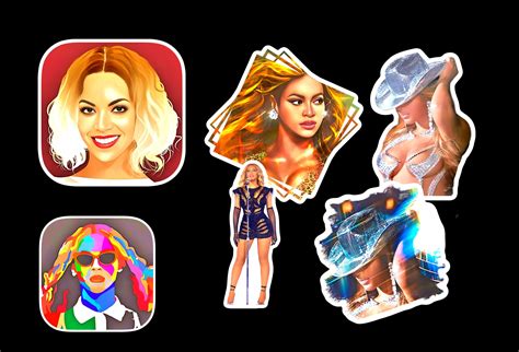 50 Beyonce Stickers Beyonce Decal Beyonce Renaissance Tour - Etsy