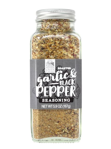 Roasted Garlic & Black Pepper Seasoning – Pepper Creek Farms