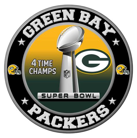 Green Bay Packers Super Bowl Championship Sticker NFL Decal | Etsy