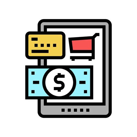 payment option color icon vector illustration 10347434 Vector Art at ...