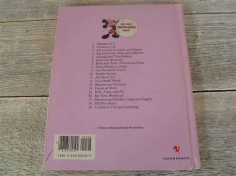 Disneys Fun to Learn Hardback Mickey Mouse Book Volume 7 Snow - Etsy