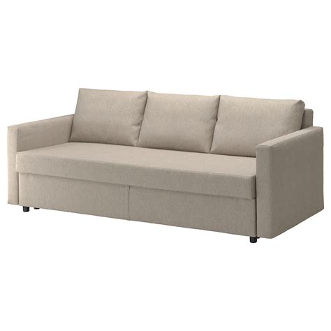 FRIHETEN Divano letto a 3 posti, Hyllie beige - IKEA Svizzera