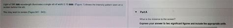 Solved Light of 590 nm wavelength illuminates a single slit | Chegg.com