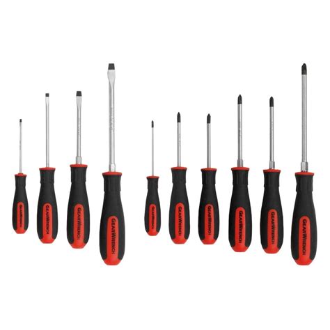 GearWrench® 80060 - Pozidrive and Slotted Screwdriver Set (10 pcs)