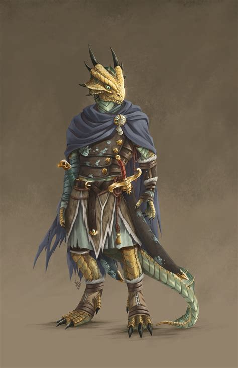 ArtStation - Character Design - Belroth Ceanthaal, Anna Giovannini | Character, Dnd dragonborn ...