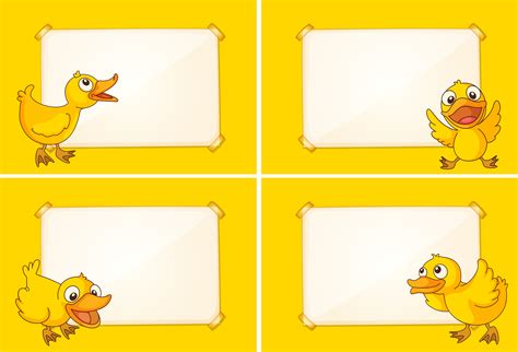 Microsoft word free duck themed page border - needsmaz