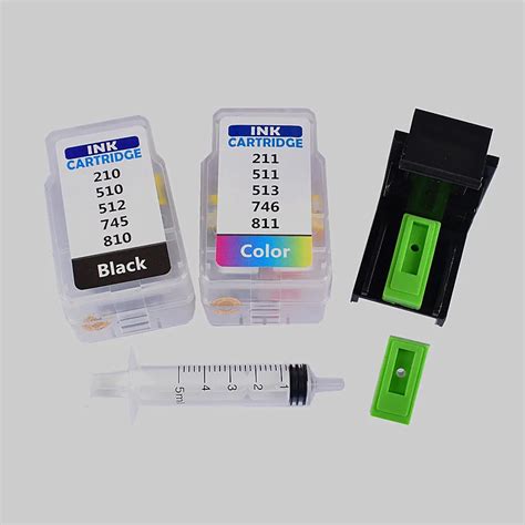 smart cartridge rifll kit for canon PG 810 811 ink cartridge for canon pixma ip2770 ip2772MP237 ...