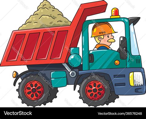 Cartoon Dump Truck