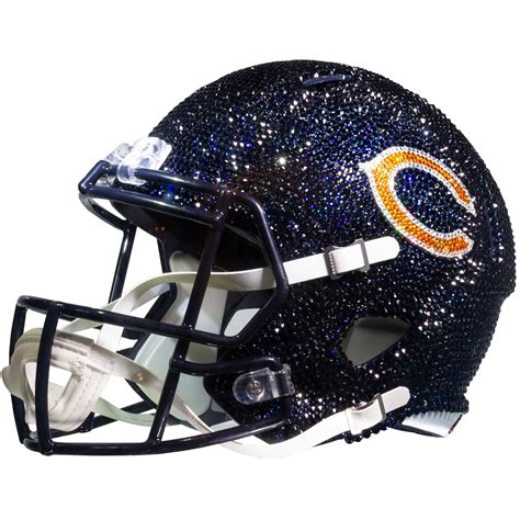 Chicago Bears Swarovski Crystal Large Football Helmet - Walmart.com ...