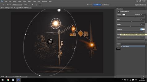 How to add Lighting Effects in Adobe Photoshop CC | Step By Step
