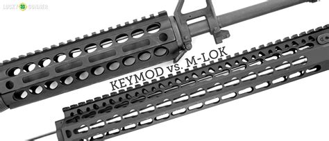 Keymod vs. M-Lok AR Rail Standard Comparison