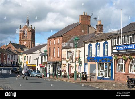 Front Street, Brampton town centre, Cumbria, England, UK Stock Photo - Alamy