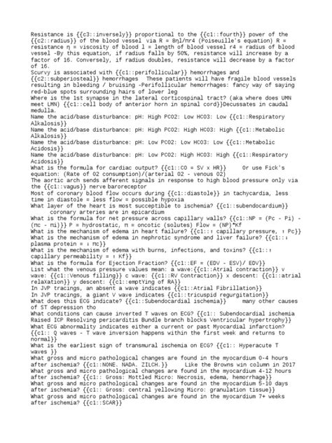 AnKing - Soze's Step 1 Master Deck | PDF | Statin | Heart