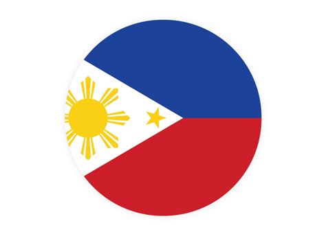 Philippines Philippines Flag Round - Clip Art Library