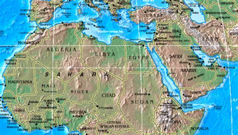 rdepiro - North Africa and Southwest Asia Glogster | North africa, Asia map, Africa map