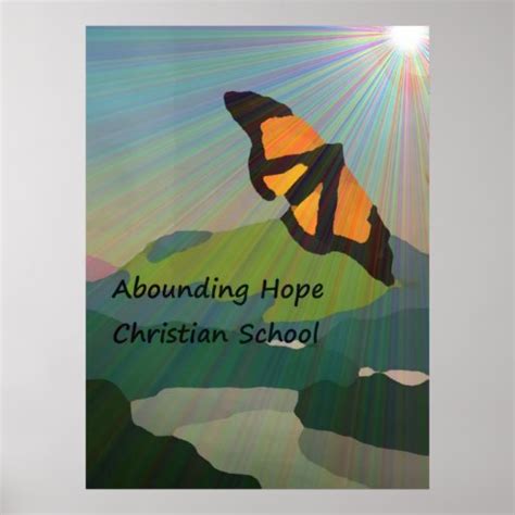 Abounding Hope Christian School Poster | Zazzle